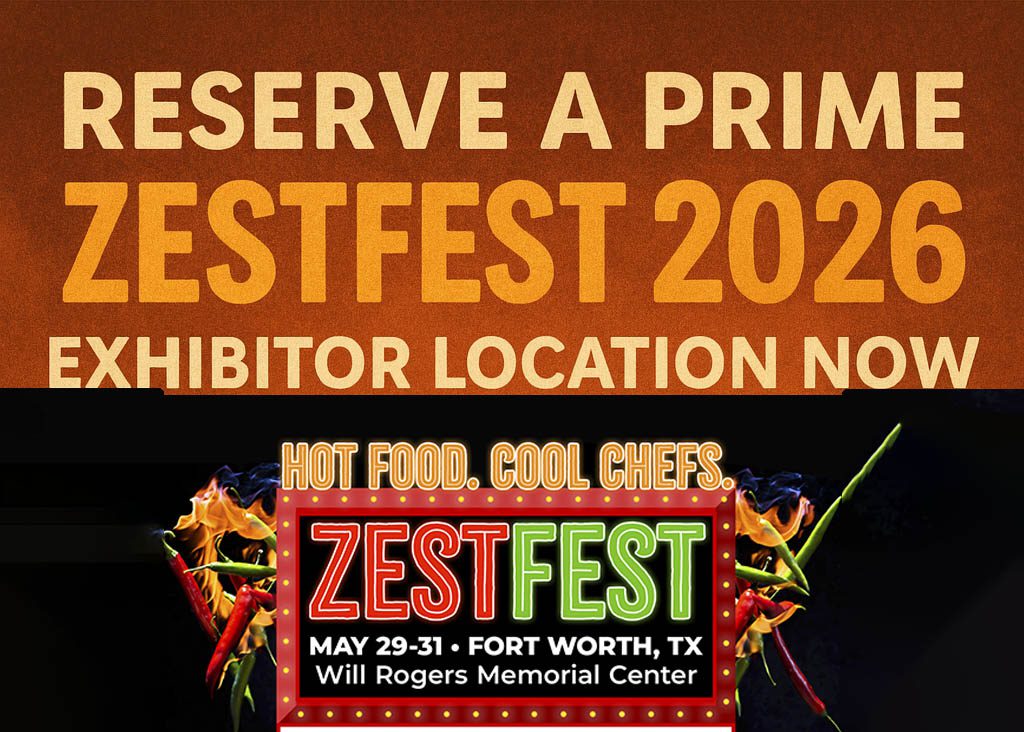 The countdown is on for ZestFest 2026, returning to Fort Worth as America’s premier spicy food festival. After a sizzling 2025 event, this year promises to be even bolder, hotter, and more flavorful than ever before. It will be the 25th Anniversary of the Fiery Food Expo.